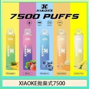 梟客XIAOKE一次性電子菸拋棄式7500口